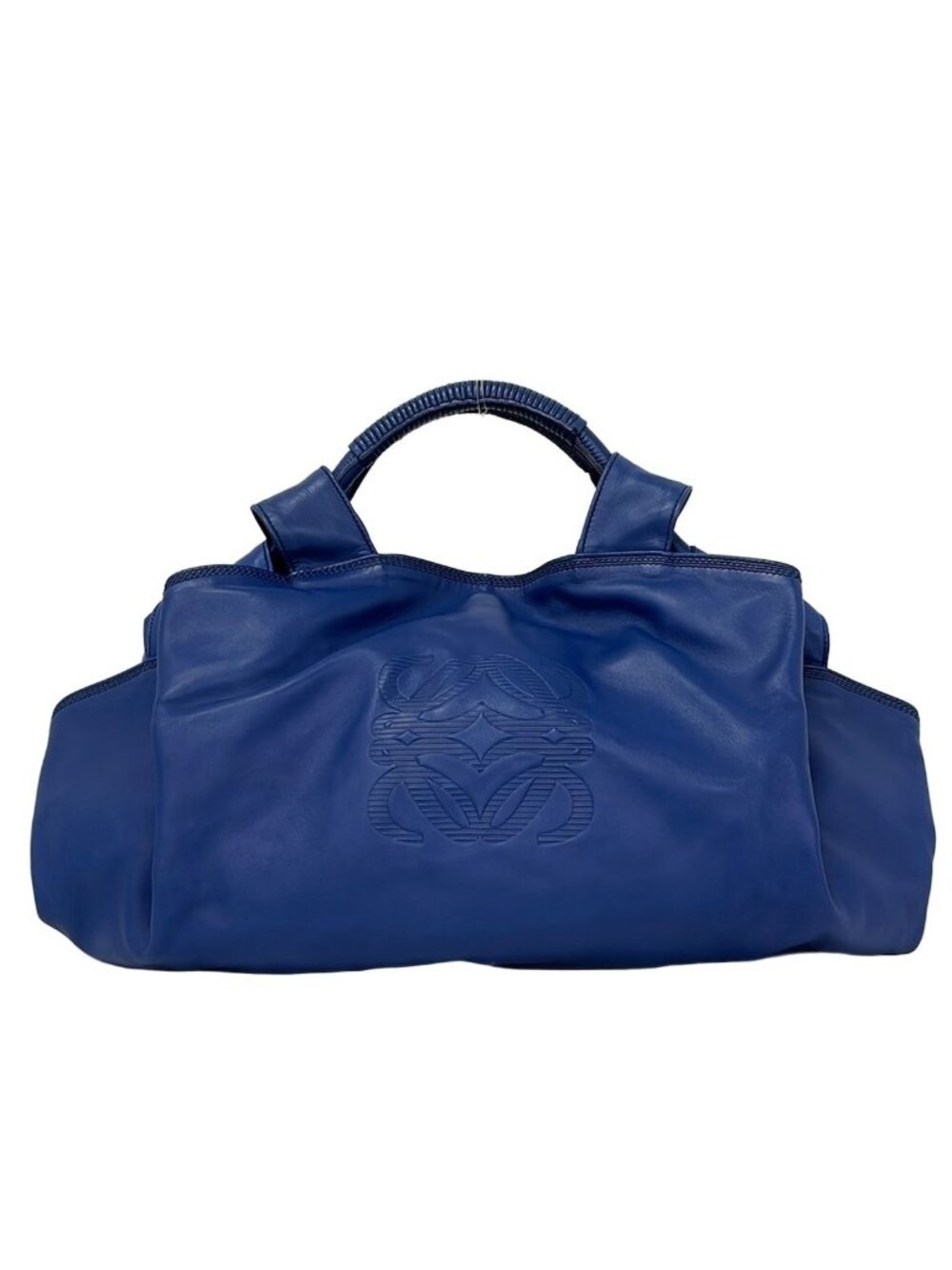 Loewe Handbag Nappa Aire Navy Leather